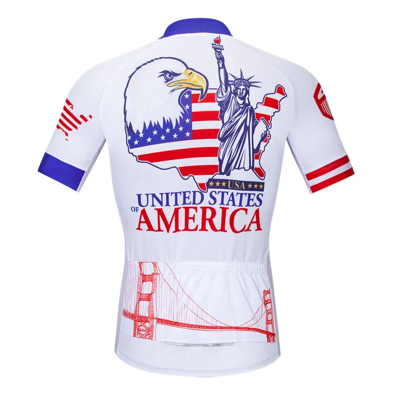 Weimostar США велосипедная команда Велоспорт Джерси для мужчин лето горные MTB