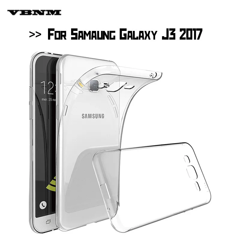 Для samsung J3 2016 корпус смартфона ультра тонкий мягкий силиконовый гелевый