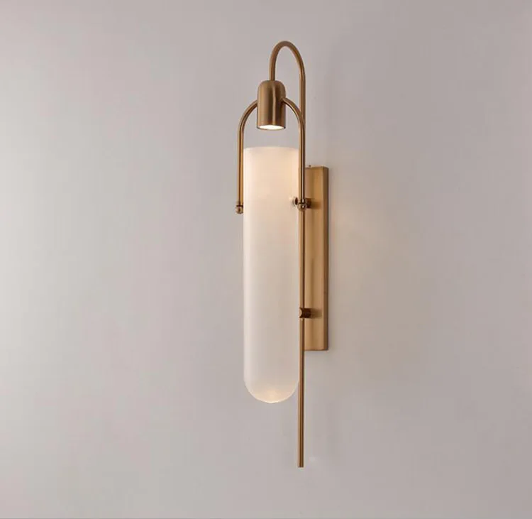 

Sconces Northern Europe Creative tube Hotel prototype room Wall lamp Living room Art machine head Bedroom The study Led Wall