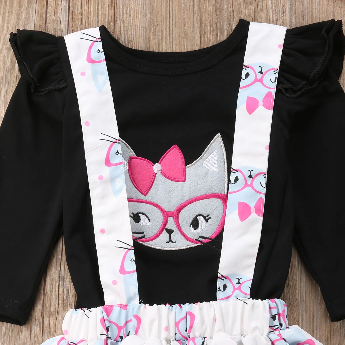 3 шт./комплект футболка с длинным рукавом юбка и повязка на голову|Комплекты