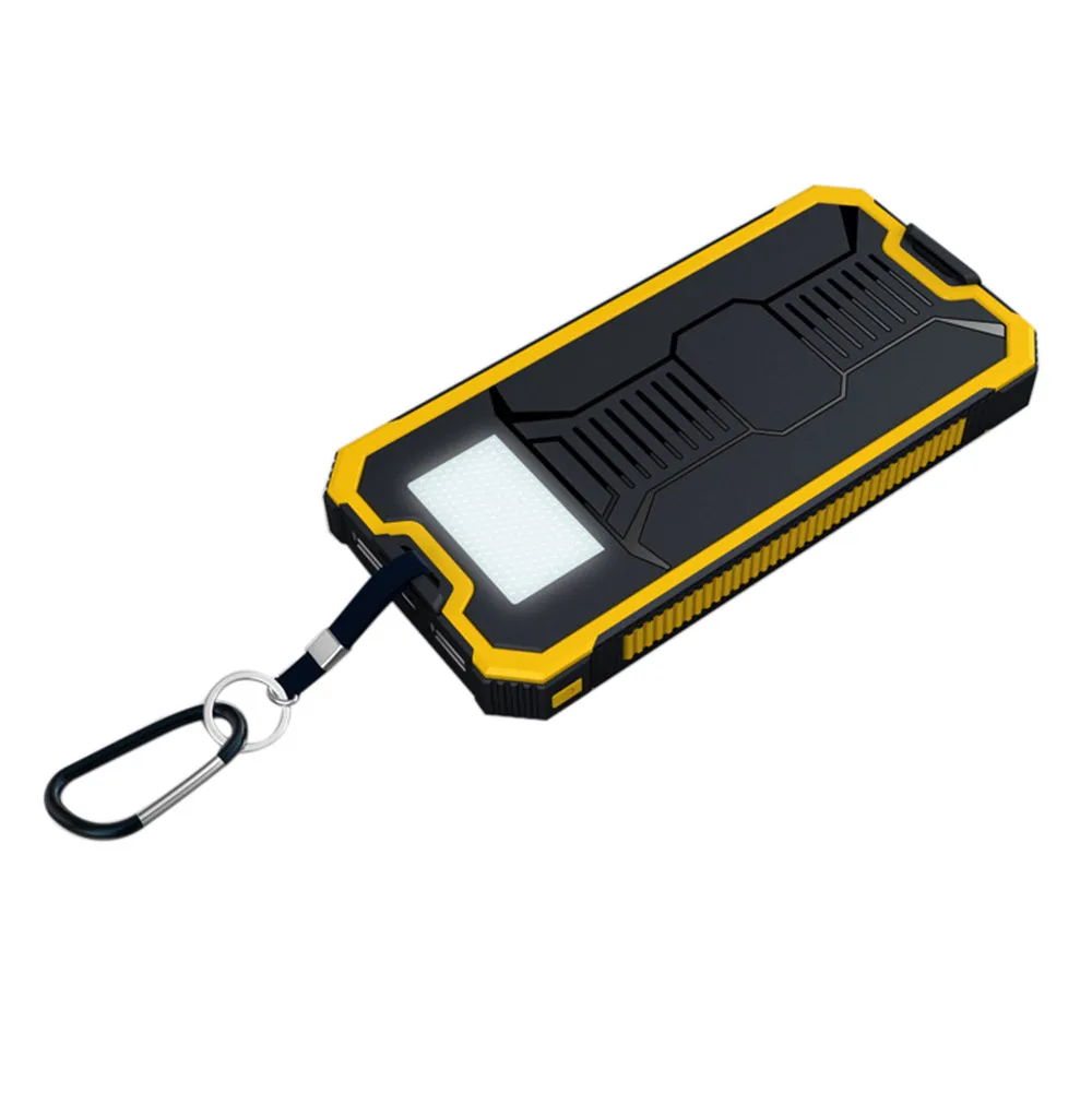 12000 мАч светодиодный внешний аккумулятор с двумя usb-портами на солнечной батарее чехол Зарядное устройство DIY комплекты Коробка для samsung S8 Xiaomi внешнее зарядное usb-устройство для аккумулятора