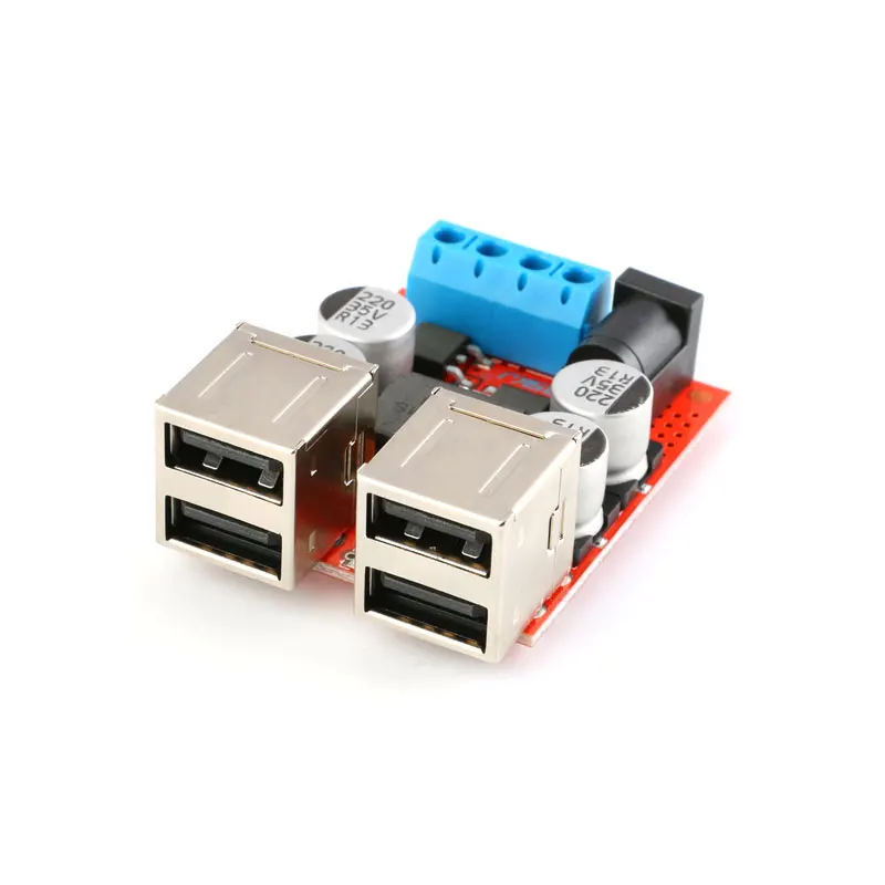 8 в 35 В 5 А блок питания модуль сброса давления 4 порта USB выход мобильное зарядное