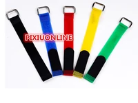 3pcs yt1097b magic tape strap 5 colors sell at a loss cable tie with bucklehasp wide 2 cm length 30cm free shipping
