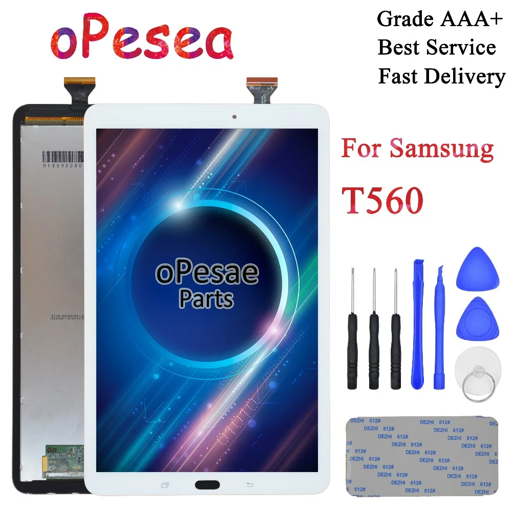 Планшет для Samsung Galaxy Tab E 9 6 SM T560 lcd T561 ЖК дисплей дигитайзер сенсорный экран панель