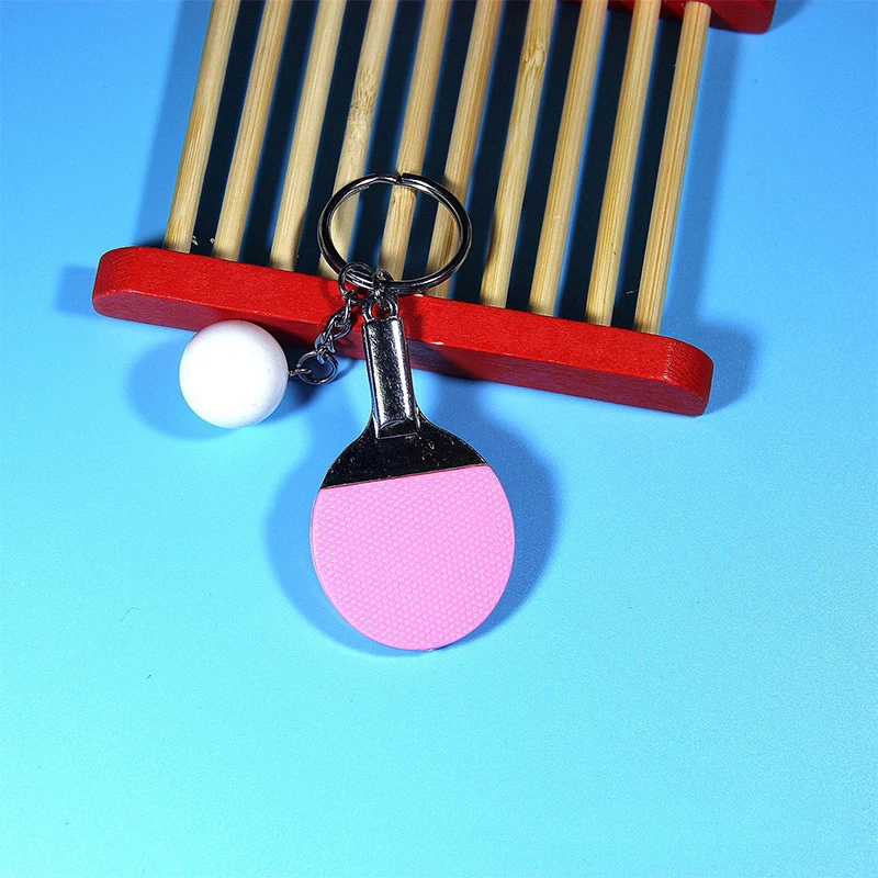 Брелок для ключей с мячом настольного тенниса 7 цветов | Украшения и аксессуары