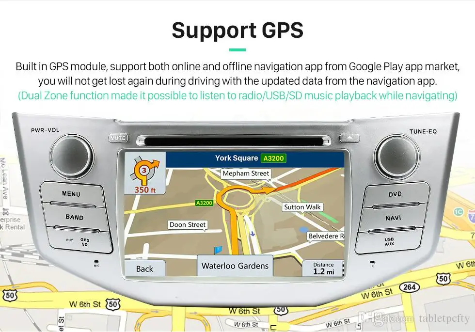 " автомобильный dvd-плеер с gps(опционально) CANBUS BT/tv, USB/SD, аудио Радио стерео, автомобильный мультимедийный головной убор для TOYOTA LEXUS RX330/RX350
