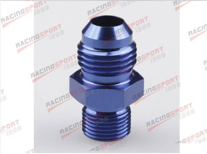 Мужской 6 6AN расклешенные к M12 x 1 25 (мм) Метрические Прямые фитинги синий|flare|flare fitting