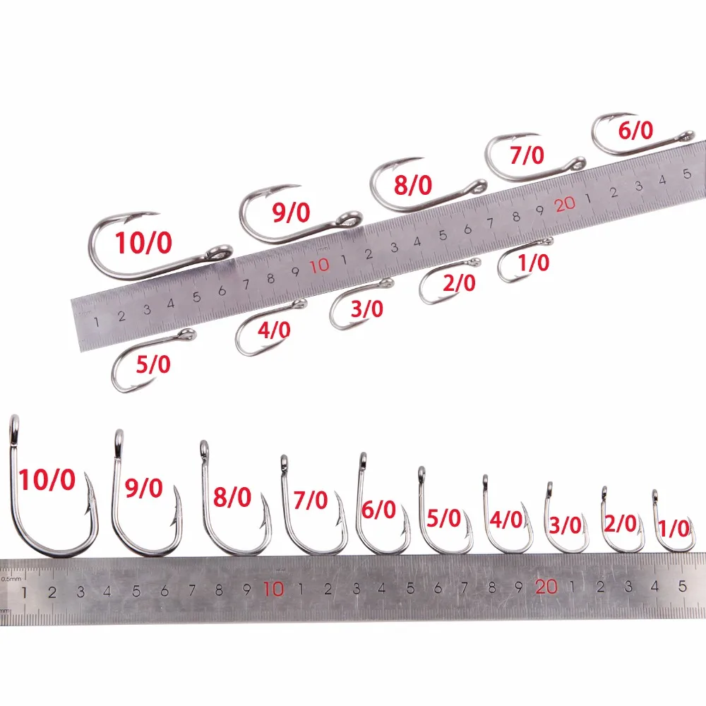 50 шт. 9260 рыболовные крючки из нержавеющей стали острые без дефектов O'shaughnessy
