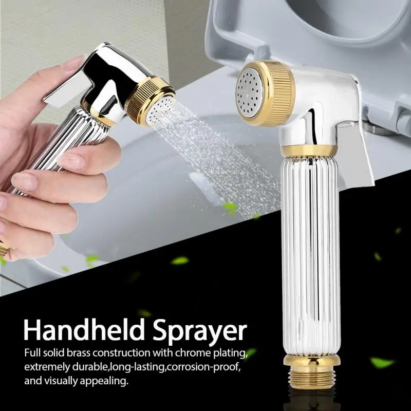 Твердый латунный унитаз биде опрыскиватель настенное крепление для душа Ванная