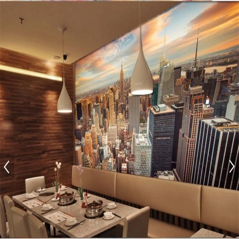 Красивые пейзажи США и Нью-Йорка ТВ фон Настенная роспись Papel де parede |