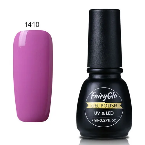 1410 Fairyglo для ногтей набор для приготовления чая 1 демпферный лист Гель-лак светильник Цвет серии УФ-гель для ногтей, инструменты для маникюра, лак для ногтей, Гель-лак для ногтей, Наборы - Цвет: 1410