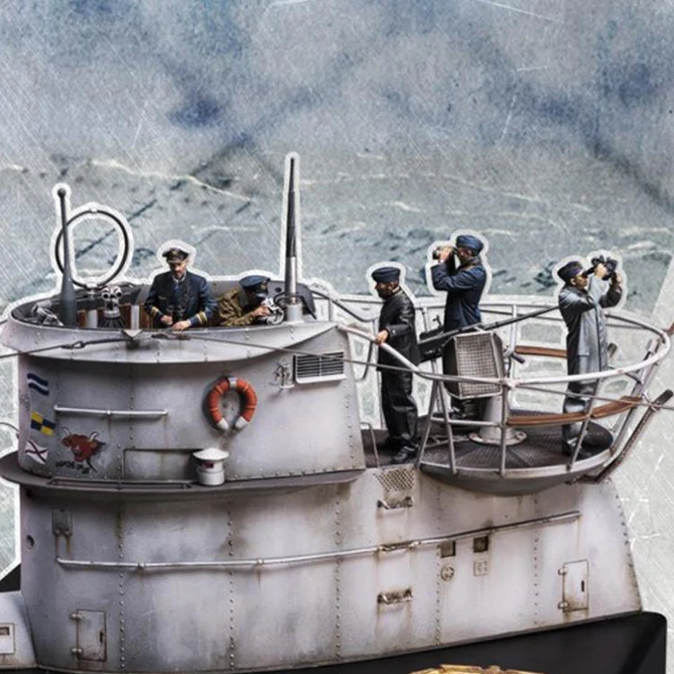 1/35 U-BOAT костюм солдатика на пять человек без фото только солдаты модель из смолы GK
