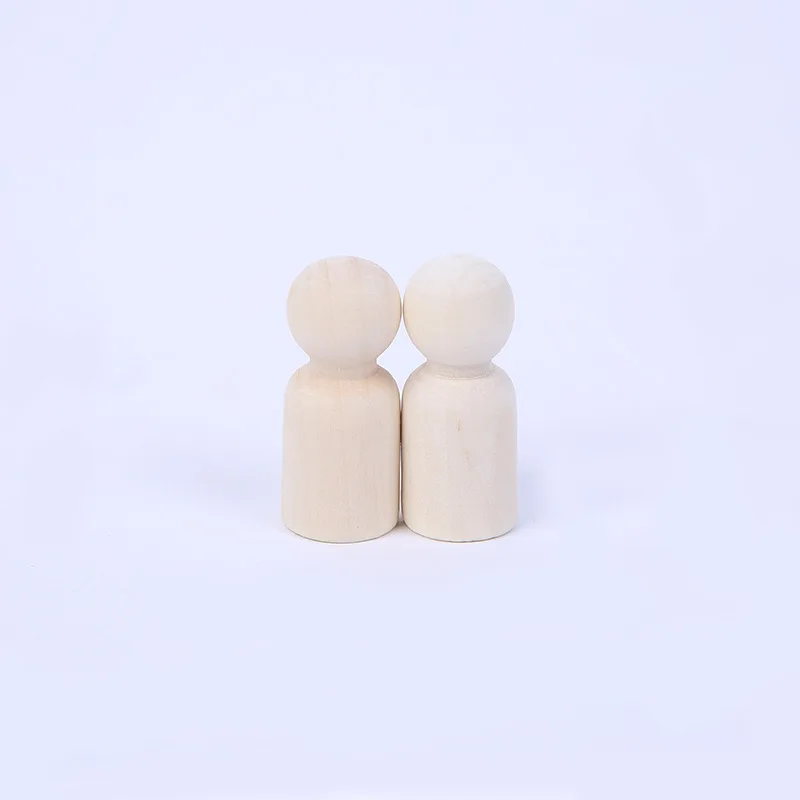 50pcs/lot Boys Girls Shape Natural Wood Beads DIY Children Graffiti Toys Accessories Loose Wooden 35mm 43mm 53mm 65mm | Украшения и