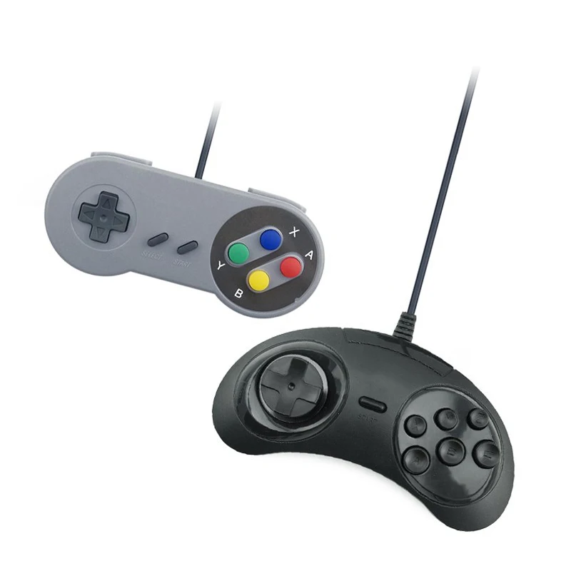 2 шт./лот Классический игровой контроллер для ПК MAC игр Win98Windows7/8 | Электроника
