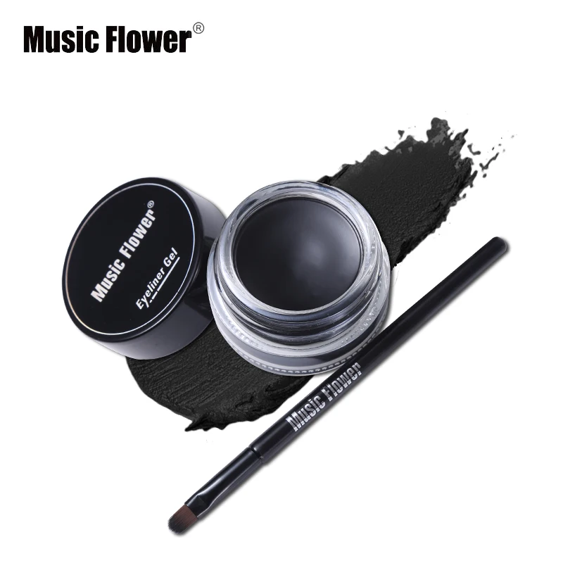 5 цветов Music Flower макияж глаз матовый макияжная подводка для глаз гель мерцание карандаш-подводка для глаз крем Водонепроницаемый тени устойчивый к пятнам Гладкий макияж
