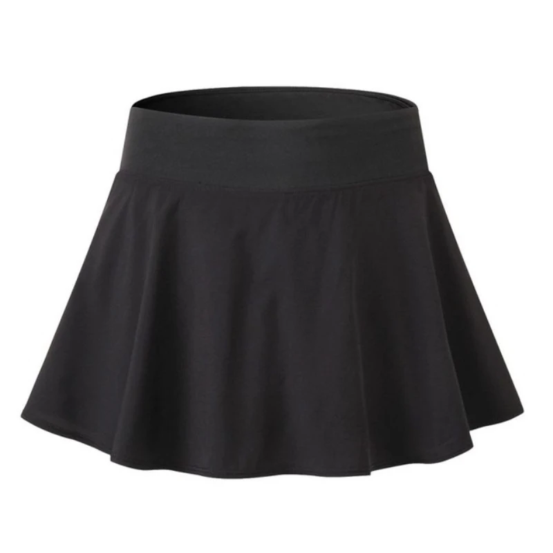 

2019 new girl tennis skirt black skirt shorts fashion wild tennis skirt cheerleading college wind skirt