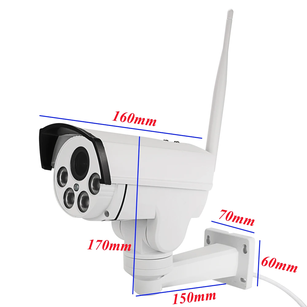Водонепроницаемая цилиндрическая IP камера OwlCat HD 1080P уличная Wi Fi видеонаблюдения