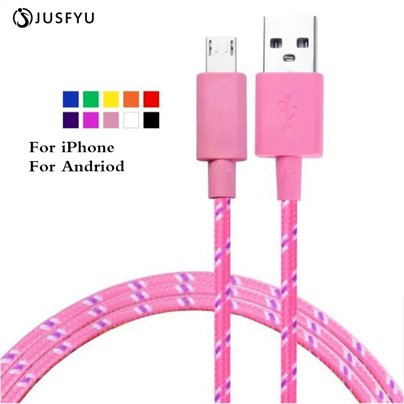 Кабель Micro USB для iPhone 6 6s Plus Samsung Xiaomi Huawei HTC Sony кабели быстрой зарядки и передачи