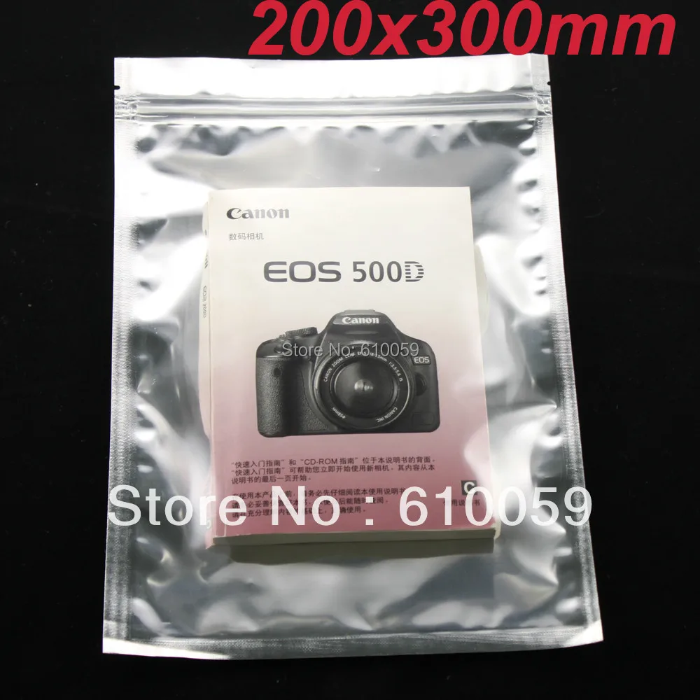 

Пластиковый пакет ziplock 200x300 мм с прозрачной лицевой стороной