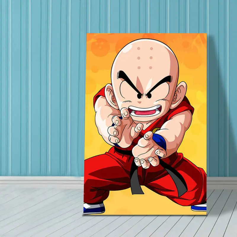 Цифровая краска по номерам Dragon Ball модульная живопись Гоку Раскраска Tenshinhan