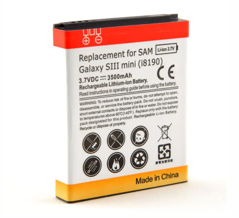 Ciszean 1x3500 мА/ч EB F1M7FLU расширенная батарея + задняя крышка для Samsung Galaxy S3 мини I8190