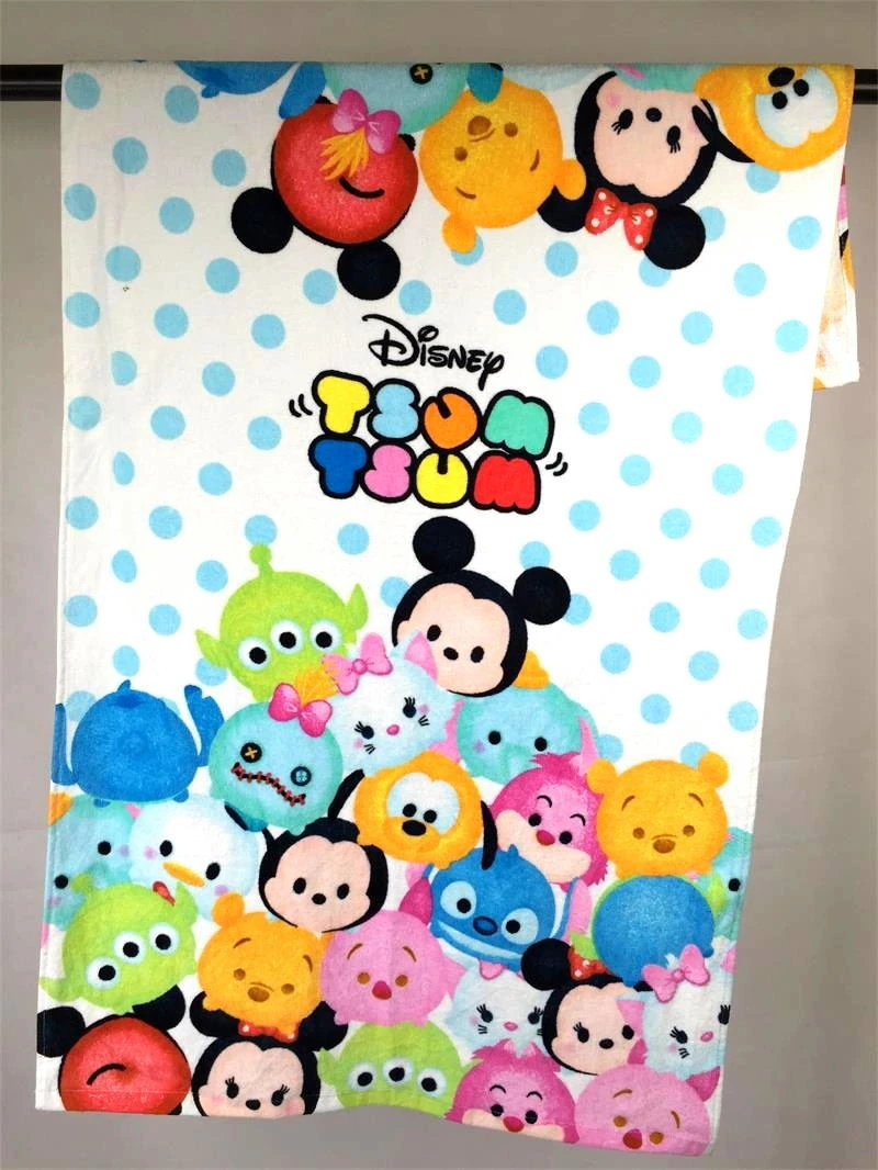 Disney милое детское хлопковое пляжное полотенце мягкое Впитывающее Воду дышащее
