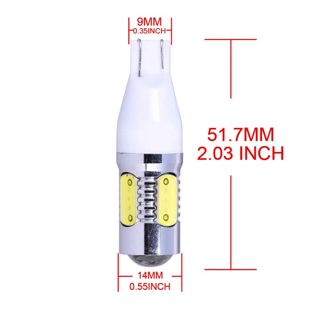 Safego 2 шт. 12В W16W T15 7 5 W COB LED Высокая мощность супер яркие боковые поворотники cob led t15 |
