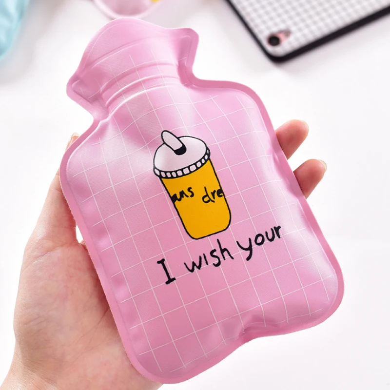 Мультфильм рука Po Теплая бутылка для воды милые мини бутылки горячей маленький
