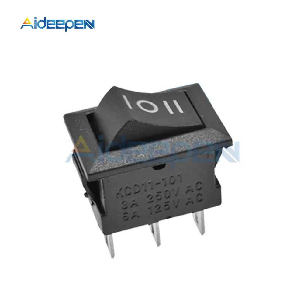 5 шт. KCD11 2pin 3Pin ВКЛ ВЫКЛ 3A 250 в 10*15 мм маленький перекидной Клавишный Выключатель 10x15