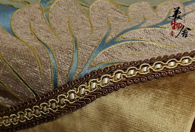 Банановый лист Европейский ретро стиль вышивка маджонг холодильник комод ночной