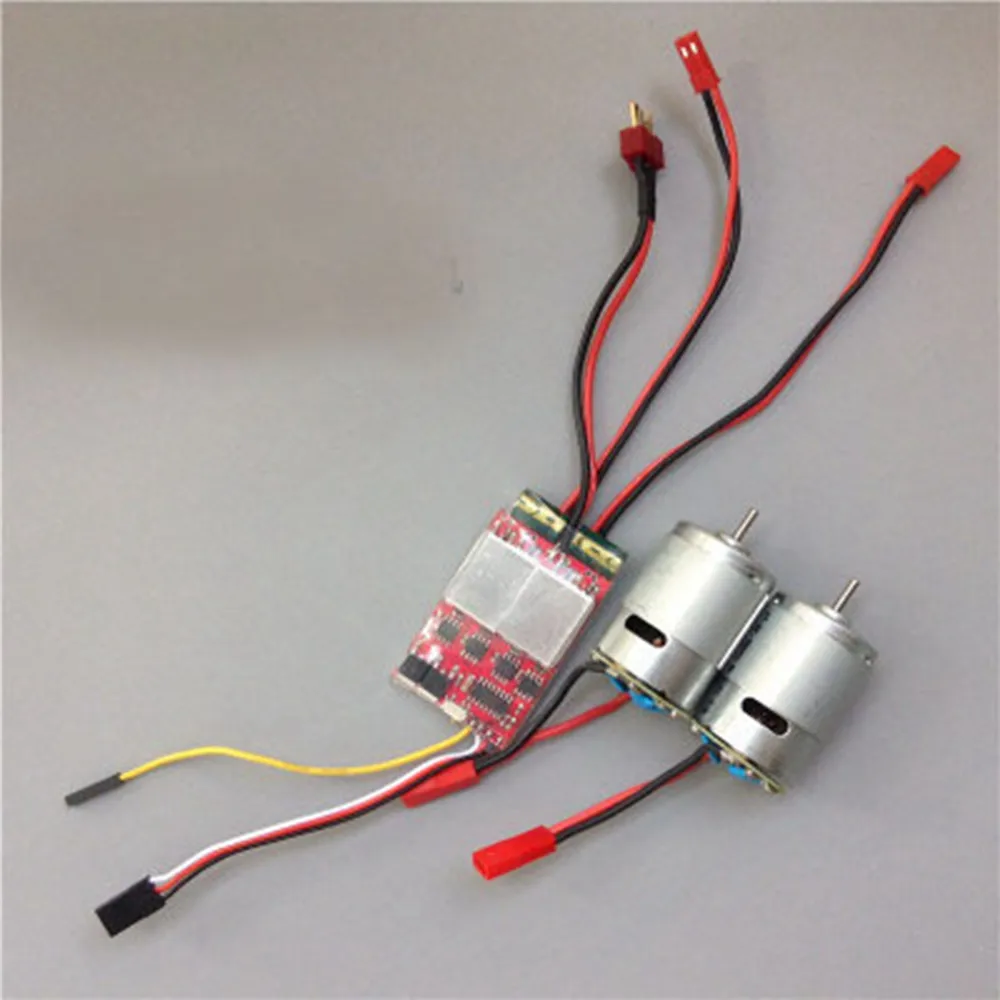 20A x 2 двунаправленный матовый ESC двойной способ ESC электронный регулятор с высокой скоростью 380 двигатель для RC DIY лодки управляющие части
