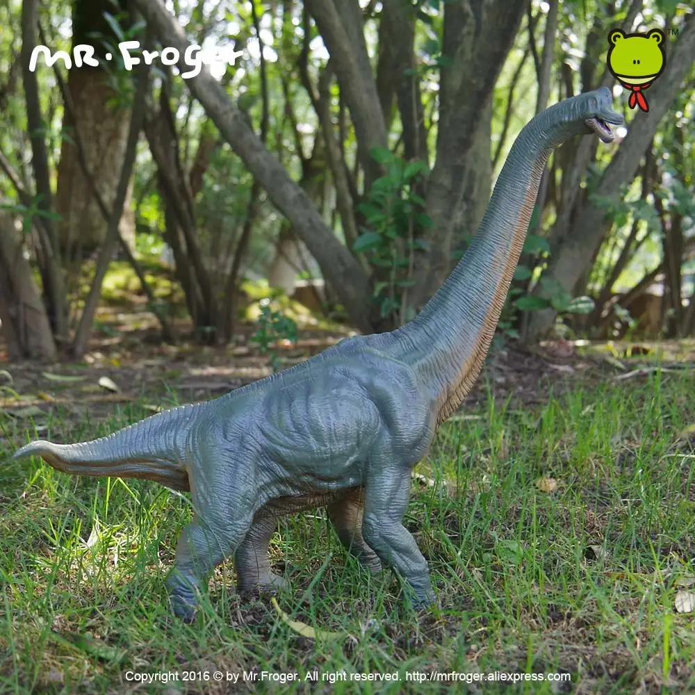 Фото Модель большого динозавра Mr.Froger Sauroposeidon, Классические игрушки для детей, из ПВХ №2