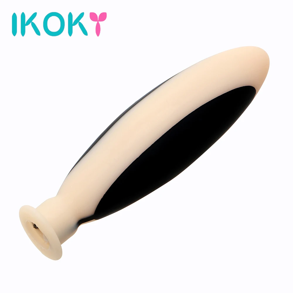 IKOKY Anal Butt Plug Electric Shock Big Size Prostate Massage Silicone Sex Toys for Women Adult Games Expander Dilator | Красота и