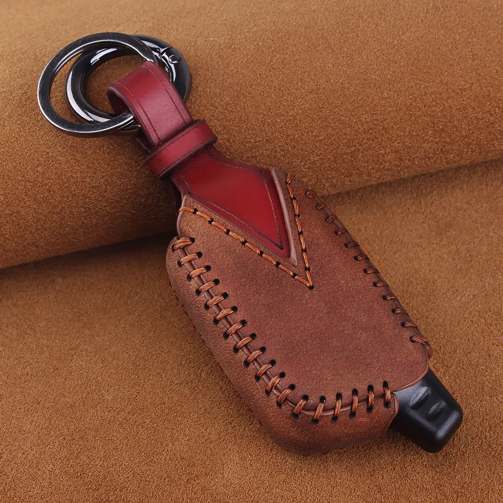 Брелок KEYYOU Tomahawk X5 с ЖК-дисплеем кожаный чехол для ключей двухсторонняя