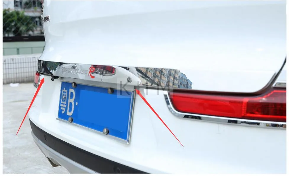 

High quality stainless steel Rear Trunk Lid Cover Trim For 2011-2015 Kia Sportager