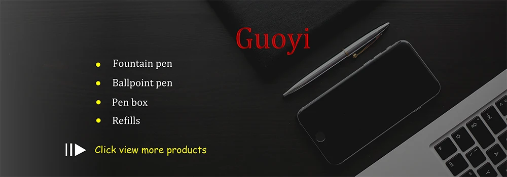 Guoyi Q013 нейтральная ручка 10 шт./лот Канцтовары для обучения и офиса для школы подарочная ручка и роскошный бренд бизнес аксессуары для письма