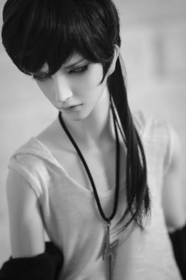 Парики для кукол BJD натуральные вьющиеся черные волосы доступны 1/3 DD аксессуары SD