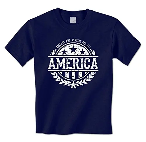 Человек майка Америка Печать Эмблема Свобода И Справедливость Для Всех Гордость