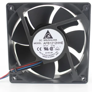 Новый оригинальный 3-проводной вентилятор 12038 12 см AFB1212HHE-ROO 12 В 0,70 А