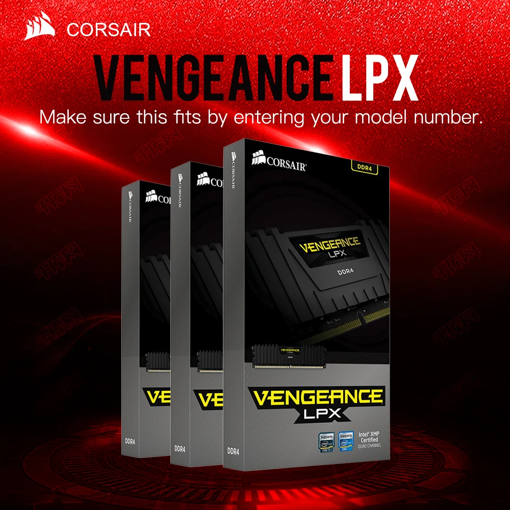 Модуль оперативной памяти CORSAIR Vengeance LPX 8 Гб 16 DDR4 PC4 2400 МГц 3000 3200 для настольного ПК