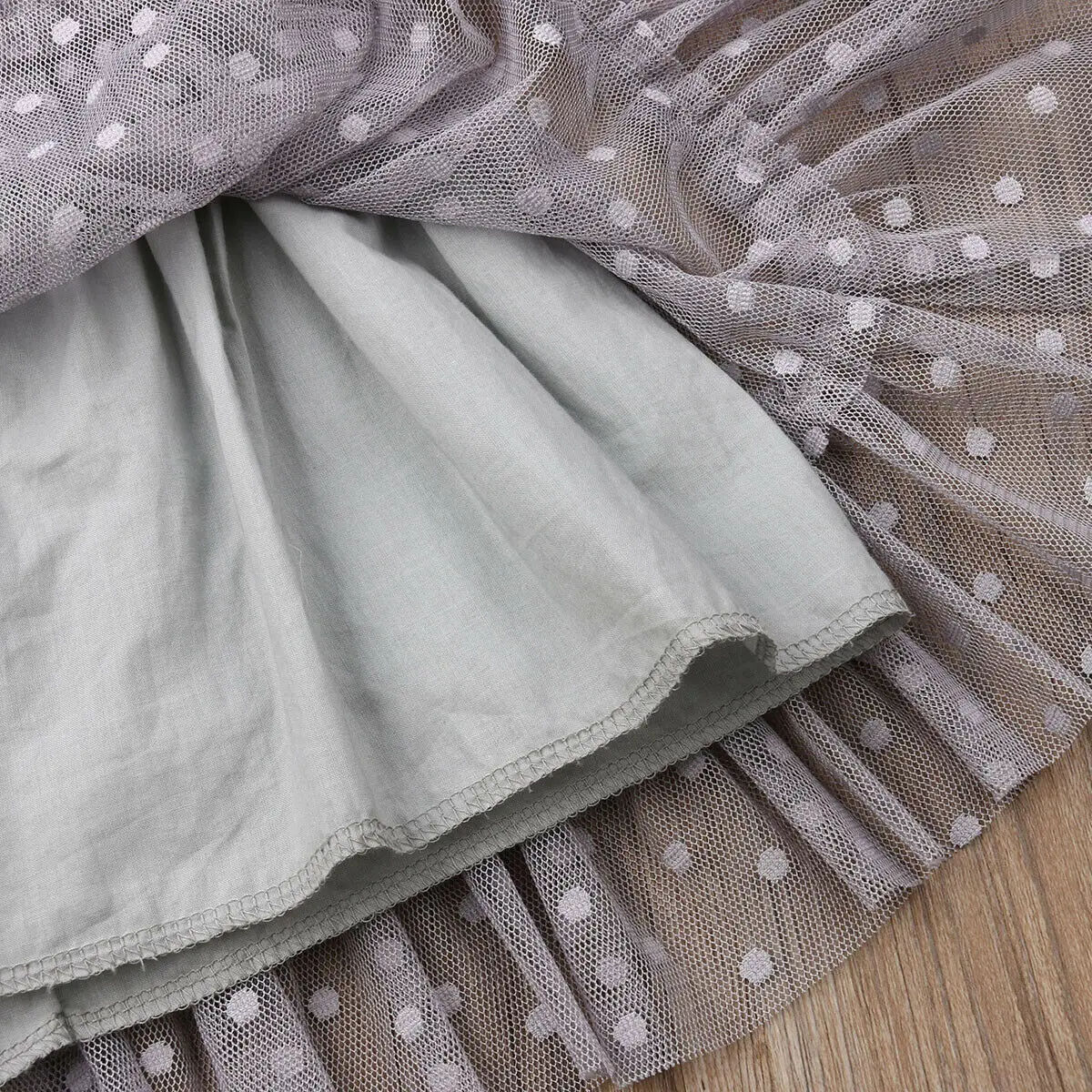 Hot Toddler Kids Baby Girls Party Pageant Tull Tutu Polka Dots Gown Dress | Детская одежда и обувь