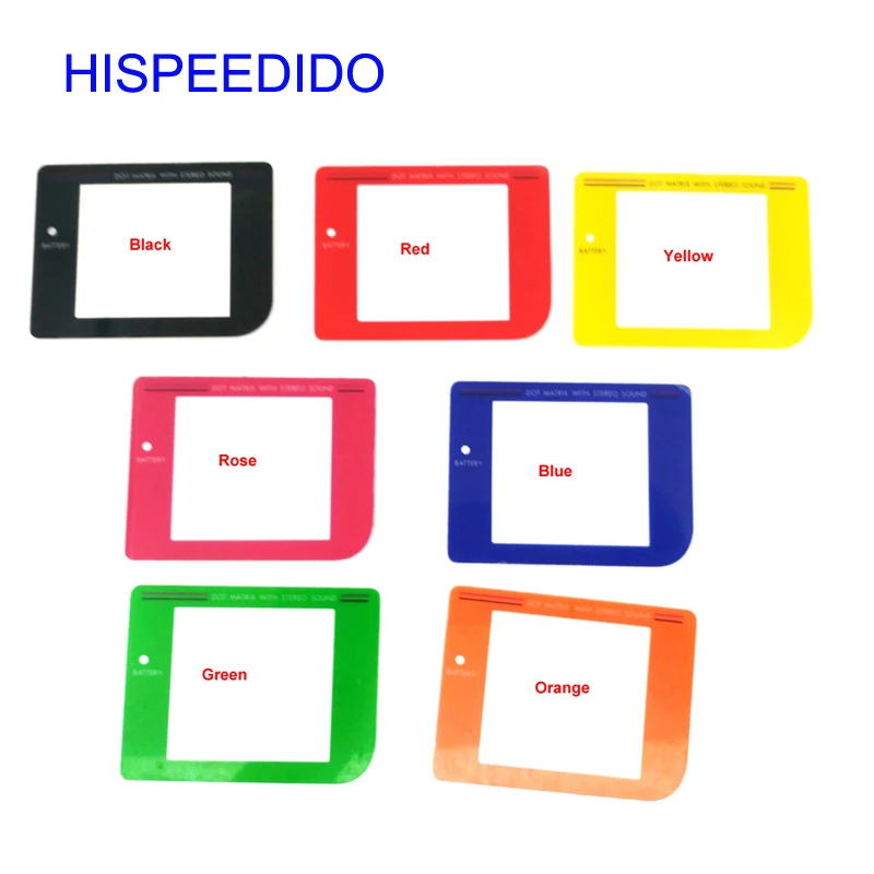 Hipeedo 3 шт./лот цветной пластиковый защитный экран линзы для Gameboy Classic GBO GB Защитная