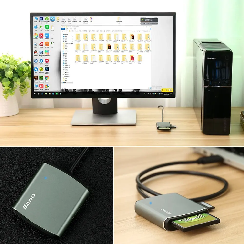 Llano 4 в 1 USB 3 0 устройство для чтения смарт карт флэш памяти TF/SD/MS/CF карты micro SD usb