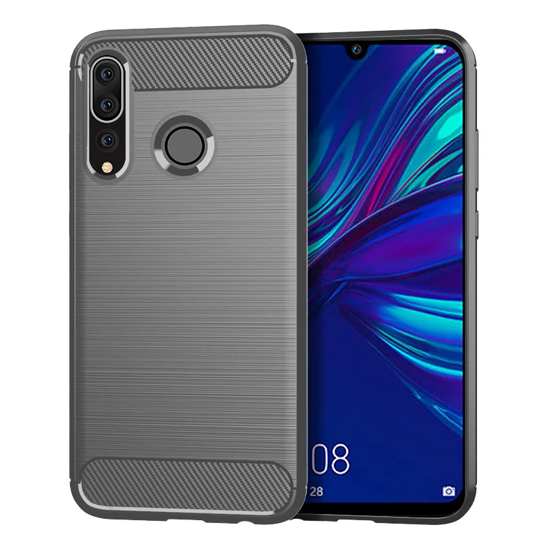Для huawei P Smart Plus 2019 чехол Силиконовый прочный Броня мягкая задняя крышка + телефон