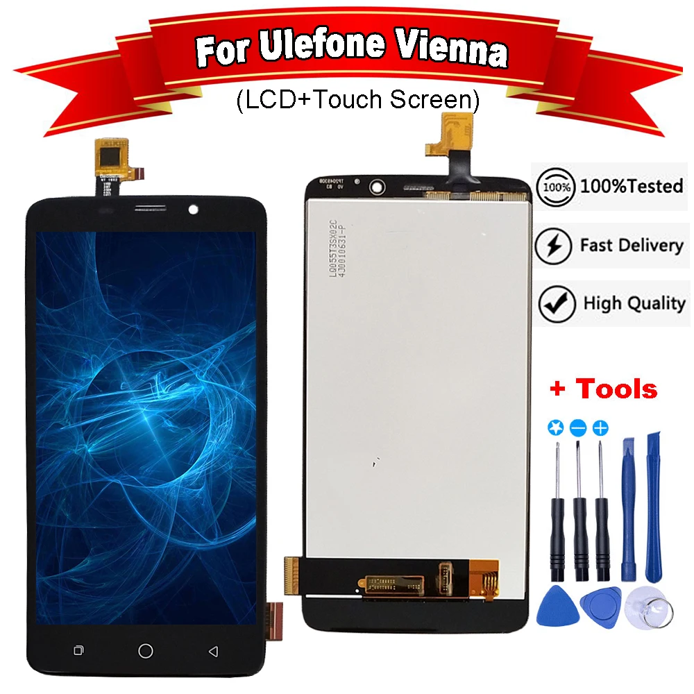 ЖК-дисплей 5 дюйма для Ulefone Vienna сменный дигитайзер сенсорного экрана ЖК-дисплея