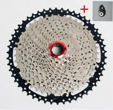 MTB горный велосипед запчасти для велосипеда кассета колеса 11s 11 скорость 11-50 t широкое отношение для shimano m7000 m8000 m9000 - Цвет: 50T White adapter