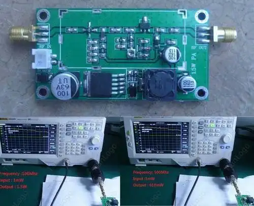 RF 20 500 МГц 1 5 Вт усилитель мощности HF VHF UHF FM передатчик для любительского