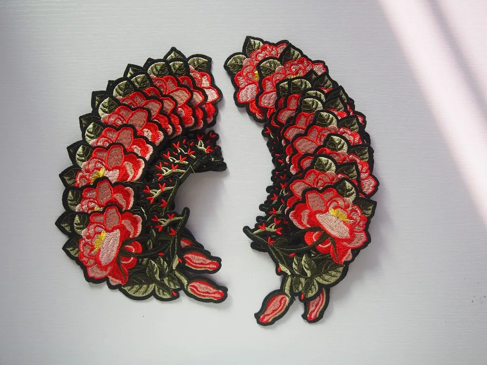 1 пара = 2 шт. патчи с вышивкой 10 х17 см|iron on|iron on embroidered patchiron patches |