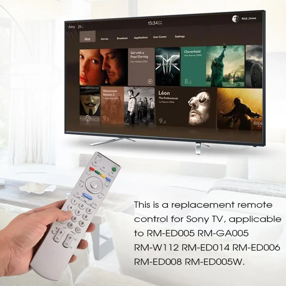 Замена профессионального пульт дистанционного управления Управление для Sony ТВ RM