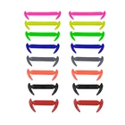 Шнурки силиконовые эластичные для кроссовок, для детей и взрослых, без завязывания, черные, белые, для ленивых, 1 пара